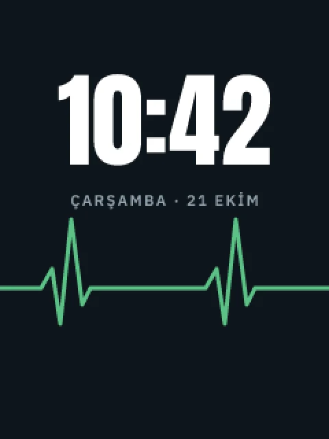 ekg saat yüzü